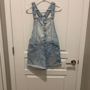 Love Tree Denim Short Overalls